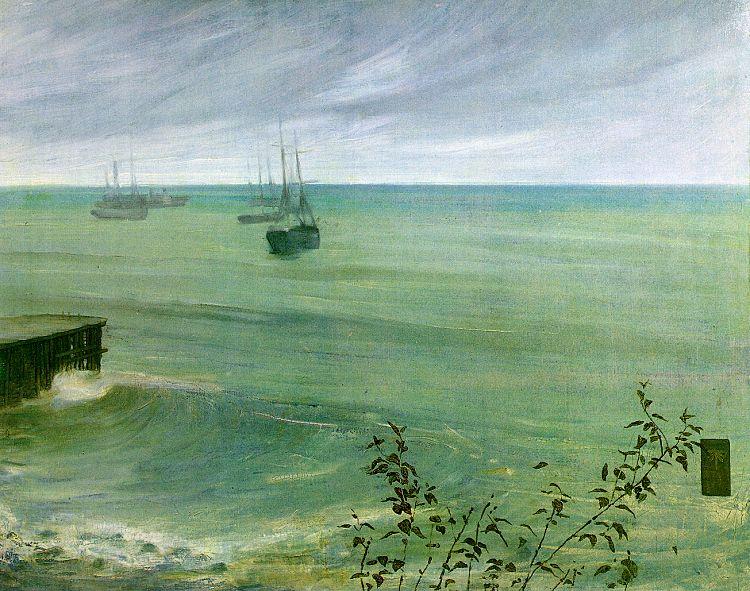 James Abbott McNeil Whistler Symphony in Grey and Green Sweden oil painting art